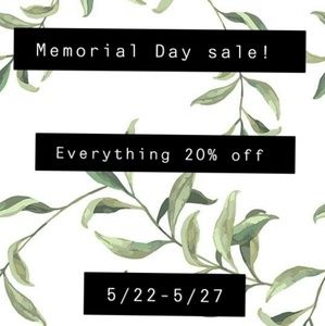Memorial Day Sale!